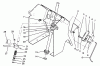 Toro 72040 (244-5) - 244-5 Yard Tractor, 1993 (3900001-3999999) Ersatzteile STEERING SHAFT AND INDICATOR ASSEMBLY