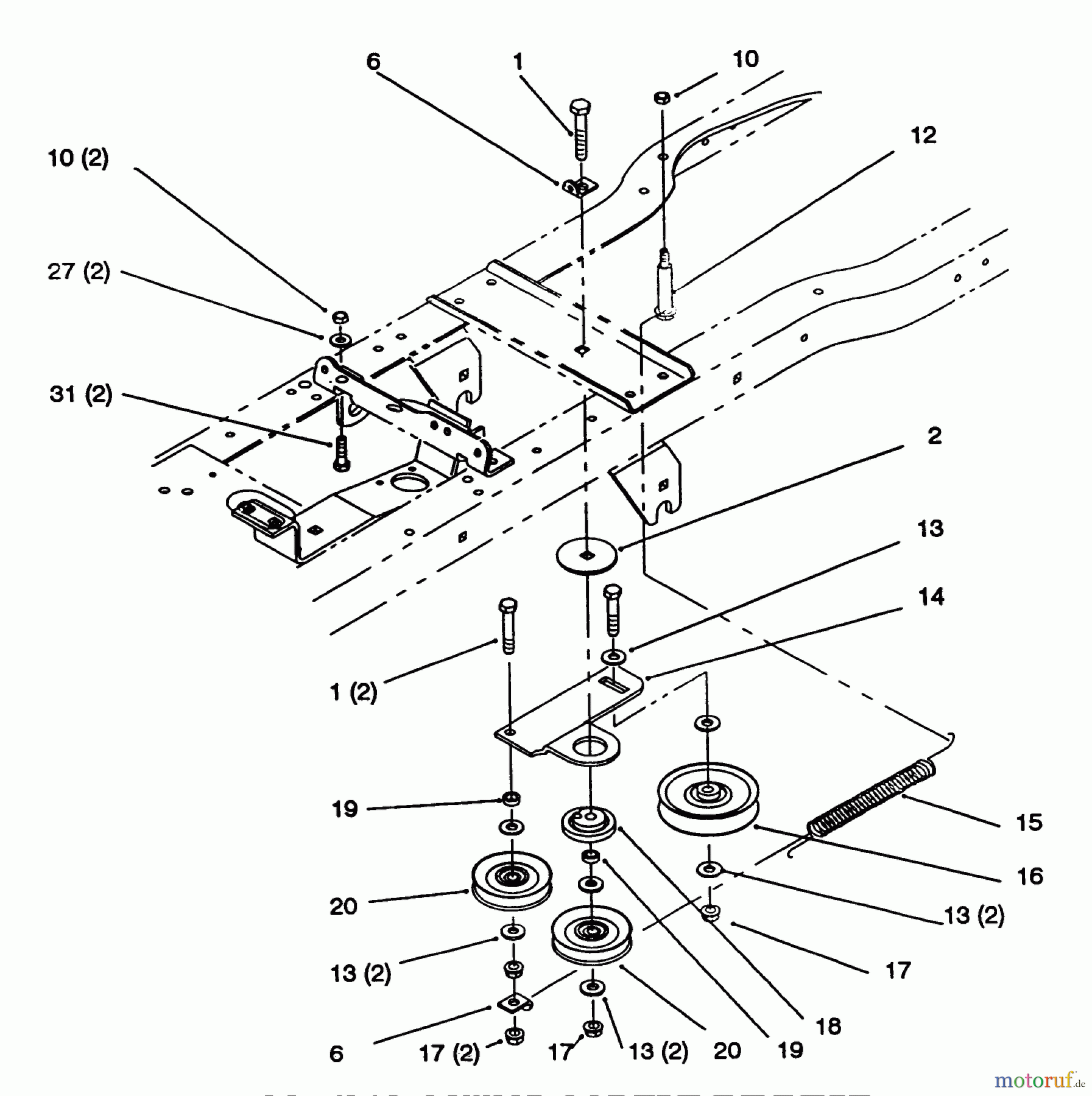  Toro Neu Mowers, Lawn & Garden Tractor Seite 1 72042 (264-6) - Toro 264-6 Yard Tractor, 1994 (4900001-4999999) HYDRO DRIVE COMPONENTS