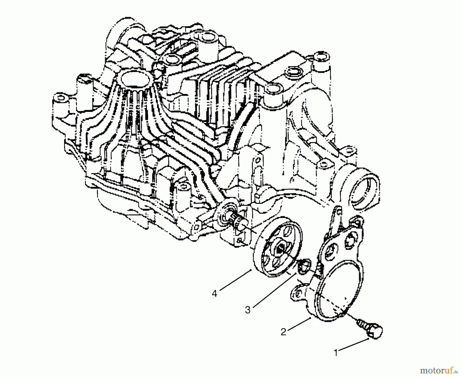 Toro Neu Mowers, Lawn & Garden Tractor Seite 1 72043 (264-H) - Toro 264-H Yard Tractor, 1995 (5900001-5901475) BRAKE