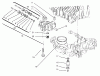 Toro 72103 (268-H) - 268-H Yard Tractor, 1995 (5900001-5900600) Ersatzteile CENTER CASE