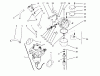 Toro 72103 (268-H) - 268-H Yard Tractor, 1995 (5900001-5900600) Ersatzteile FUEL SYSTEM (KOHLER ENGINE CV16S-PS61514)
