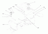 Toro 72103 (268-H) - 268-H Yard Tractor, 1995 (5900001-5900600) Ersatzteile FUEL TANK AND HYDRO RESERVOIR