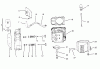 Toro 72103 (268-H) - 268-H Yard Tractor, 1995 (5900001-5900600) Ersatzteile HEAD/VALVE/BREATHER (KOHLER ENGINE CV16S-PS61514)