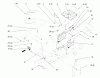 Toro 72103 (268-H) - 268-H Yard Tractor, 1995 (5900001-5900600) Ersatzteile HOODSTAND AND FIREWALL
