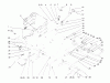 Toro 72103 (268-H) - 268-H Yard Tractor, 1995 (5900001-5900600) Ersatzteile LIFT LEVER AND HEIGHT OF CUT