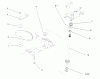 Toro 72103 (268-H) - 268-H Yard Tractor, 1995 (5900001-5900600) Ersatzteile LOWER STEERING