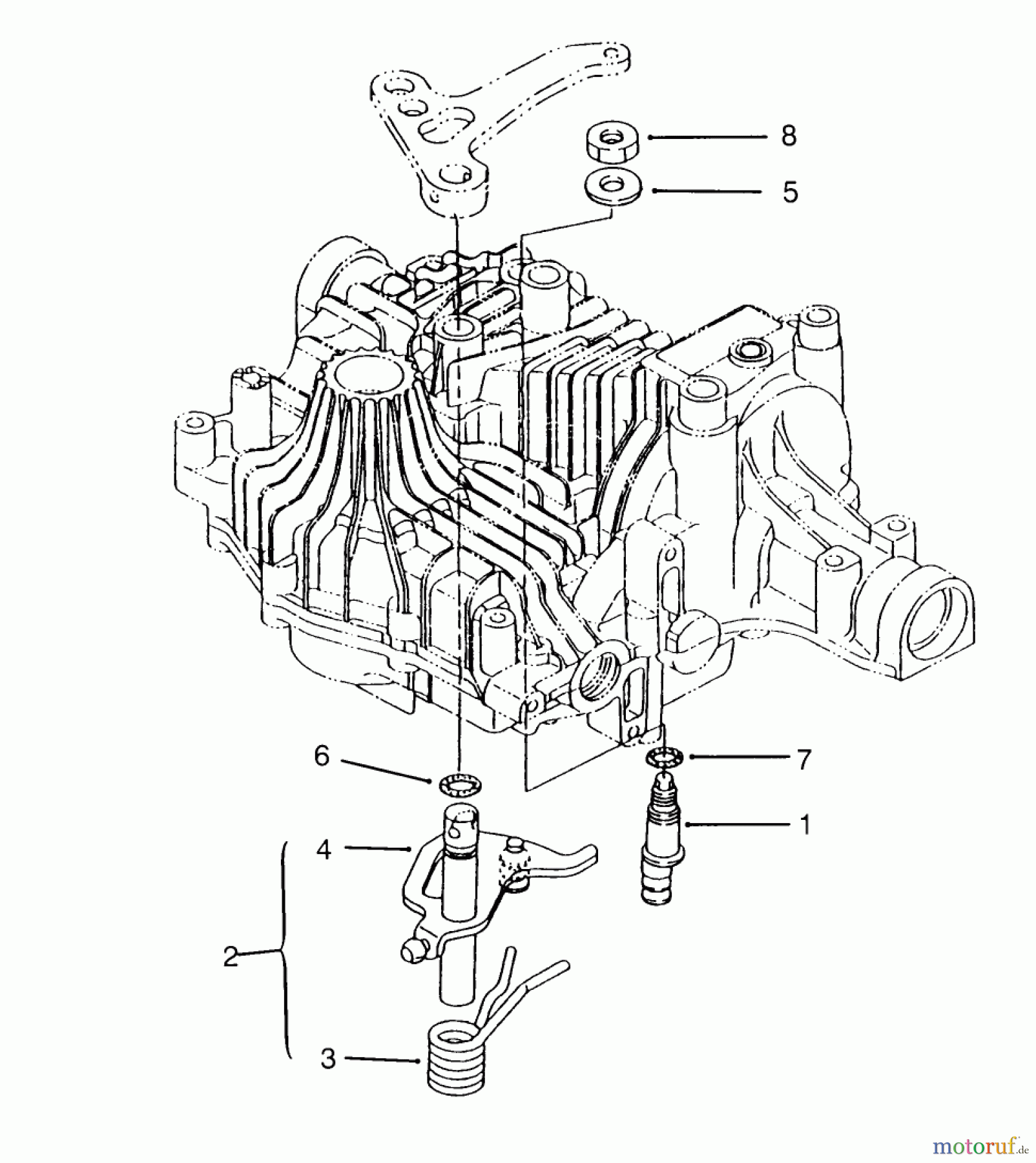 Toro Neu Mowers, Lawn & Garden Tractor Seite 1 72062 (264-6) - Toro 264-6 Yard Tractor, 1995 (5900001-5900227) N-CENTERING