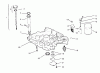Toro 72103 (268-H) - 268-H Yard Tractor, 1995 (5900001-5900600) Ersatzteile OIL PAN/LUBRICATION (KOHLER ENGINE CV14S-PS1472)