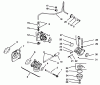 Toro 72043 (264-H) - 264-H Yard Tractor, 1996 (6900001-6999999) Ersatzteile FUEL SYSTEM #1