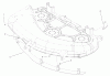 Toro 79161 - 44" Vac-Bagger, TimeCutter ZX Riding Mowers, 2006 (260000001-260999999) Ersatzteile BAFFLE ASSEMBLY