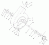 Toro 79161 - 44" Vac-Bagger, TimeCutter ZX Riding Mowers, 2006 (260000001-260999999) Ersatzteile BLOWER HOUSING ASSEMBLY