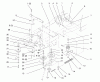 Toro 72045 (265-6) - 265-6 Lawn and Garden Tractor, 1998 (8900400-8999999) Ersatzteile GEAR DRIVE COMPONENTS