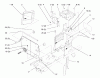 Toro 72045 (265-6) - 265-6 Lawn and Garden Tractor, 1998 (8900400-8999999) Ersatzteile HOODSTAND AND FIREWALL