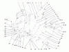 Toro 72045 (265-6) - 265-6 Lawn and Garden Tractor, 1998 (8900400-8999999) Ersatzteile LIFT LEVER AND HEIGHT OF CUT