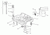 Toro 72045 (265-6) - 265-6 Lawn and Garden Tractor, 1998 (8900400-8999999) Ersatzteile OIL PAN/LUBRICATION