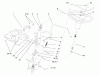 Toro 72045 (265-6) - 265-6 Lawn and Garden Tractor, 1998 (8900400-8999999) Ersatzteile STEERING WHEEL AND TILT
