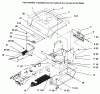 Toro 72045 (265-6) - 265-6 Yard Tractor, 1996 (6900001-6999999) Ersatzteile FENDER AND FOOTREST