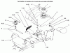 Toro 72045 (265-6) - 265-6 Yard Tractor, 1996 (6900001-6999999) Ersatzteile FUEL TANK AND HYDRO RESERVOIR