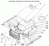 Toro 72045 (265-6) - 265-6 Yard Tractor, 1996 (6900001-6999999) Ersatzteile HOOD AND GRILL
