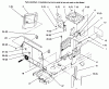 Toro 72045 (265-6) - 265-6 Yard Tractor, 1996 (6900001-6999999) Ersatzteile HOODSTAND AND FIREWALL