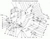 Toro 72045 (265-6) - 265-6 Yard Tractor, 1996 (6900001-6999999) Ersatzteile LIFT LEVER AND HEIGHT OF CUT