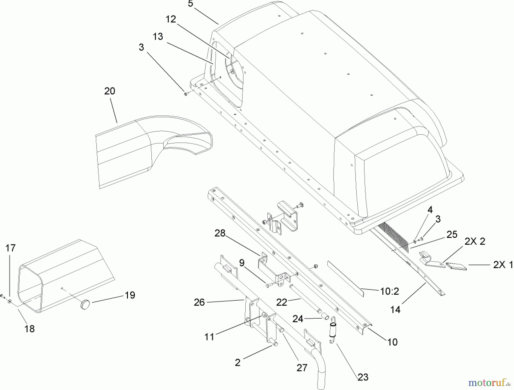 Toro Neu Accessories, Mower 79162 - Toro 44