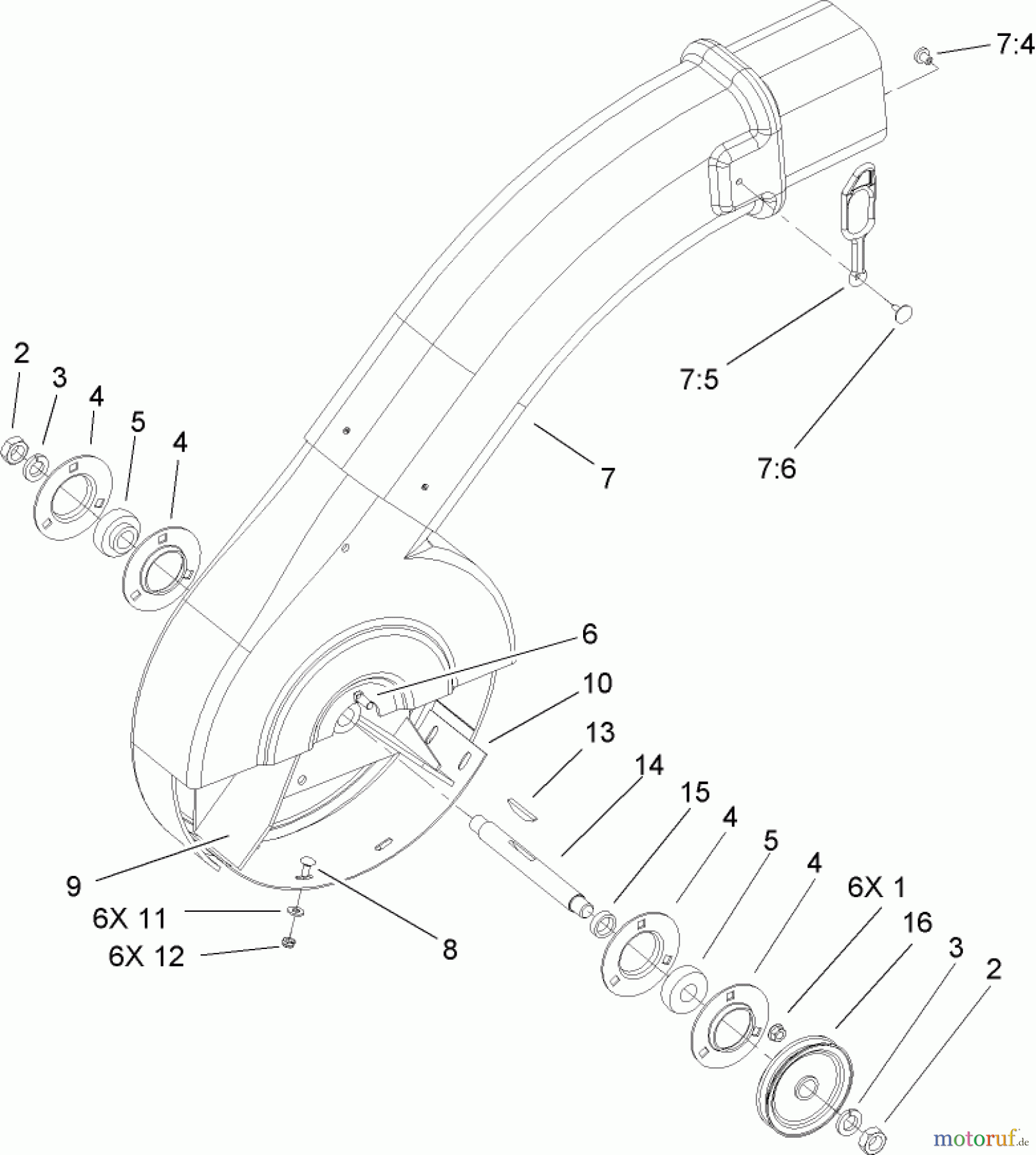 Toro Neu Accessories, Mower 79162 - Toro 44