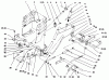 Toro 72064 (265-H) - 265-H Lawn and Garden Tractor, 1996 (6900001-6999999) Ersatzteile LIFT LEVER AND HEIGHT OF CUT