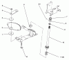 Toro 72064 (265-H) - 265-H Lawn and Garden Tractor, 1996 (6900001-6999999) Ersatzteile LOWER STEERING