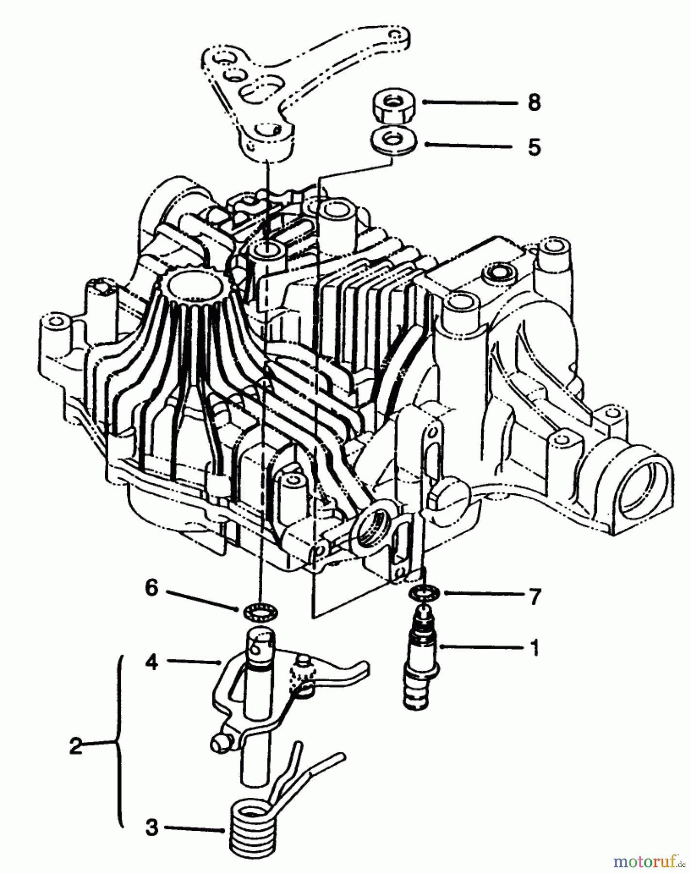 Toro Neu Mowers, Lawn & Garden Tractor Seite 1 72046 (265-H) - Toro 265-H Lawn and Garden Tractor, 1996 (6900001-6999999) N-CENTERING