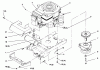 Toro 72064 (265-H) - 265-H Lawn and Garden Tractor, 1996 (6900001-6999999) Ersatzteile SINGLE CYLINDER ENGINE, MUFFLER, AND P.T.O.