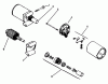Toro 72064 (265-H) - 265-H Lawn and Garden Tractor, 1996 (6900001-6999999) Ersatzteile STARTING SYSTEM