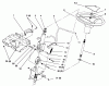 Toro 72064 (265-H) - 265-H Lawn and Garden Tractor, 1996 (6900001-6999999) Ersatzteile STEERING WHEEL AND TILT