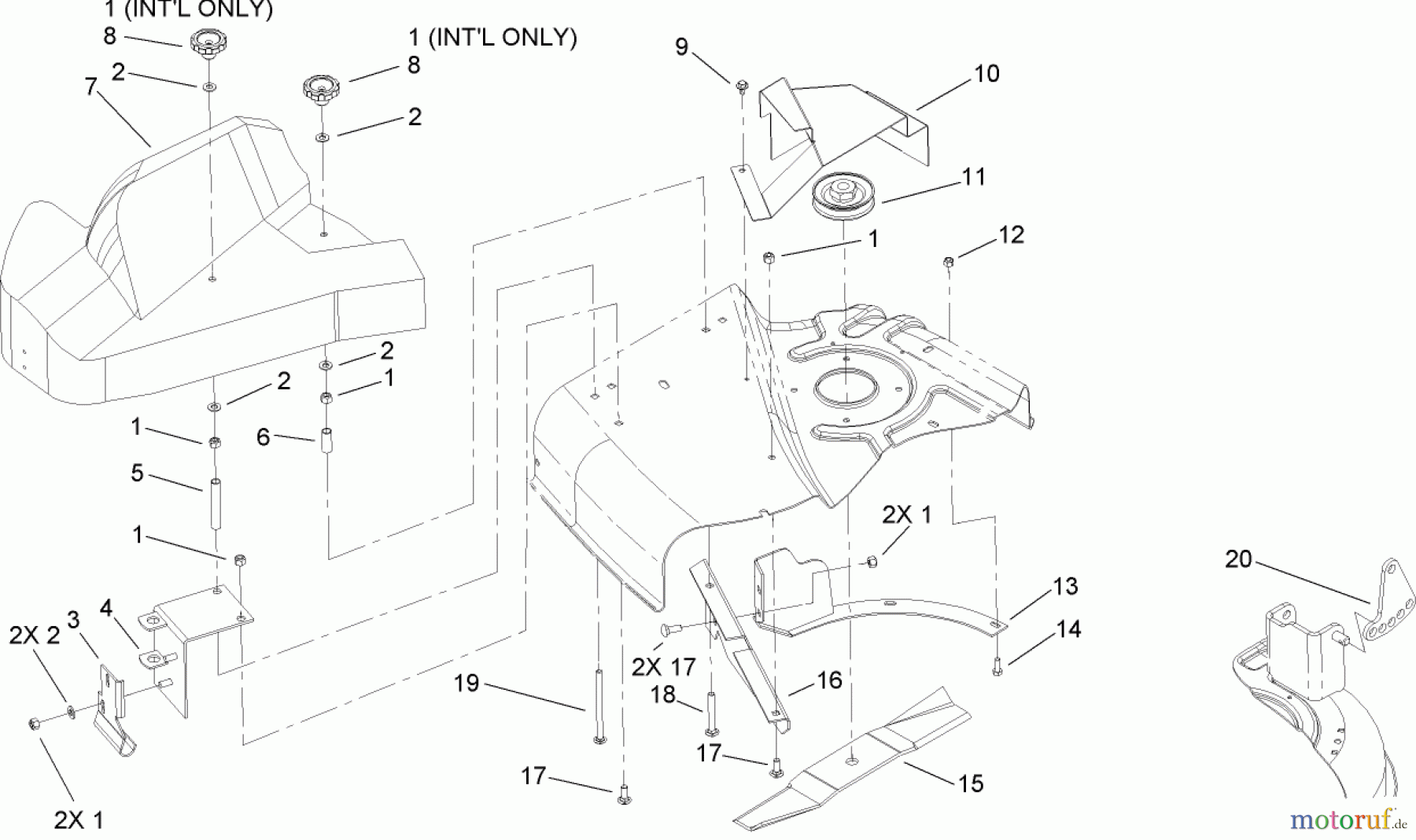 Toro Neu Accessories, Mower 79163 - Toro 44