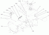 Toro 72064 (265-H) - 265-H Lawn and Garden Tractor, 1997 (7900001-7999999) Ersatzteile FUEL TANK AND HYDRO RESERVOIR