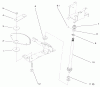Toro 72064 (265-H) - 265-H Lawn and Garden Tractor, 1997 (7900001-7999999) Ersatzteile LOWER STEERING