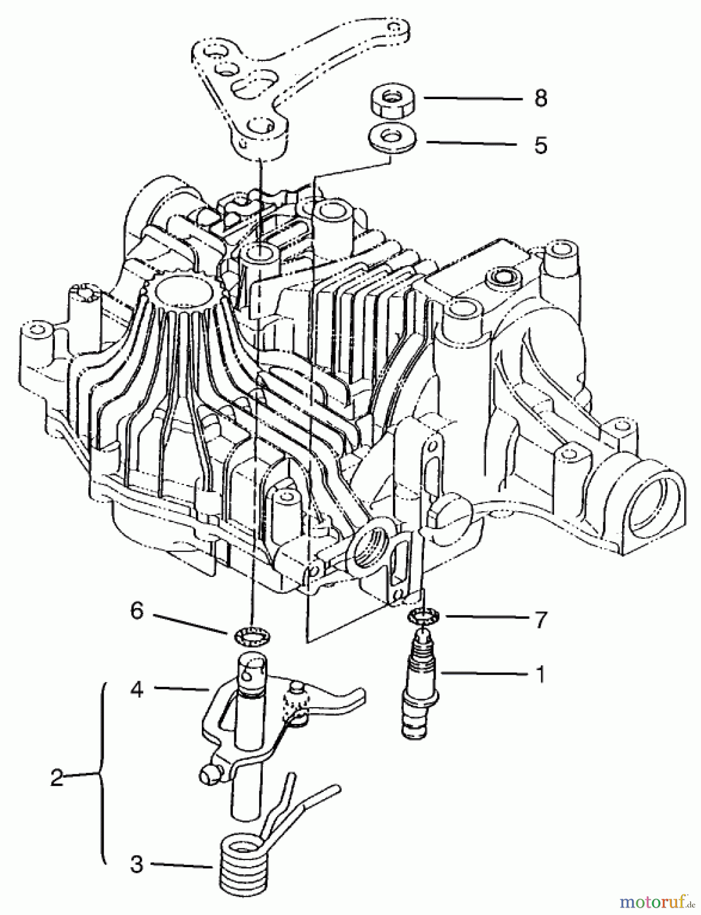 Toro Neu Mowers, Lawn & Garden Tractor Seite 1 72046 (265-H) - Toro 265-H Lawn and Garden Tractor, 1997 (7900001-7999999) N-CENTERING