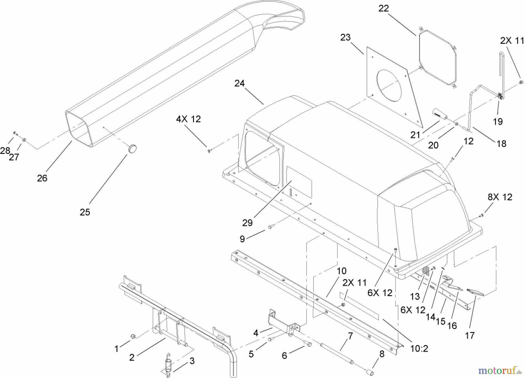 Toro Neu Accessories, Mower 79163 - Toro 44