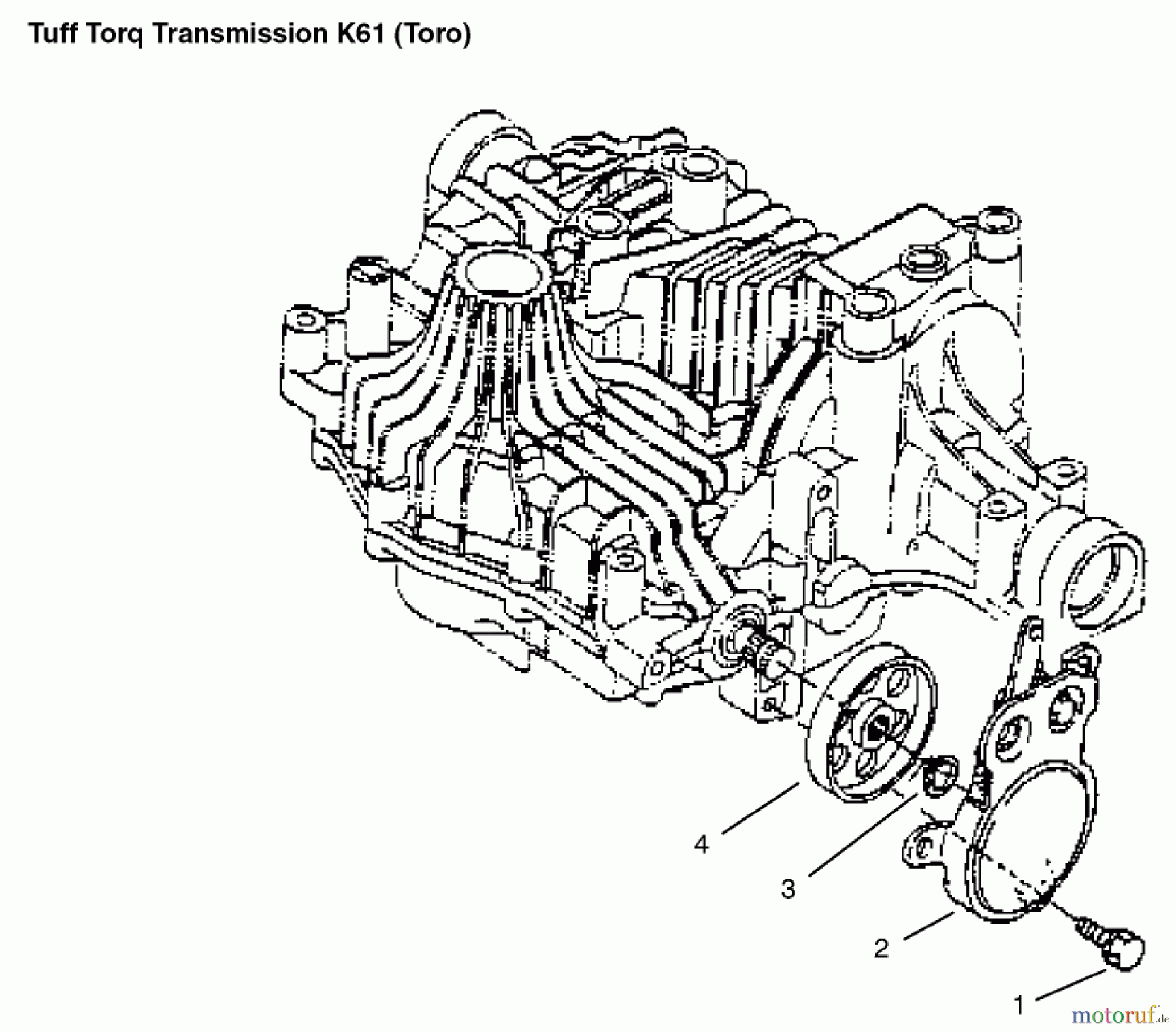 Toro Neu Mowers, Lawn & Garden Tractor Seite 1 72048 (265-H) - Toro 265-H Lawn and Garden Tractor, 1999 (9900001-9999999) BRAKE