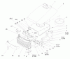 Toro 72050 (265-H) - 265-H Lawn and Garden Tractor, 2000 (200000001-200999999) Ersatzteile HOOD & GRILL ASSEMBLY
