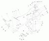 Toro 72050 (265-H) - 265-H Lawn and Garden Tractor, 2000 (200000001-200999999) Ersatzteile HYDRO CONTROLS ASSEMBLY