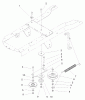 Toro 72050 (265-H) - 265-H Lawn and Garden Tractor, 2000 (200000001-200999999) Ersatzteile HYDRO DRIVE ASSEMBLY