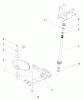 Toro 72050 (265-H) - 265-H Lawn and Garden Tractor, 2000 (200000001-200999999) Ersatzteile LOWER STEERING ASSEMBLY