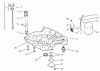 Toro 72050 (265-H) - 265-H Lawn and Garden Tractor, 2000 (200000001-200999999) Ersatzteile OIL PAN/LUBRICATION #1