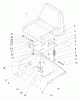 Toro 72050 (265-H) - 265-H Lawn and Garden Tractor, 2000 (200000001-200999999) Ersatzteile SEAT ASSEMBLY