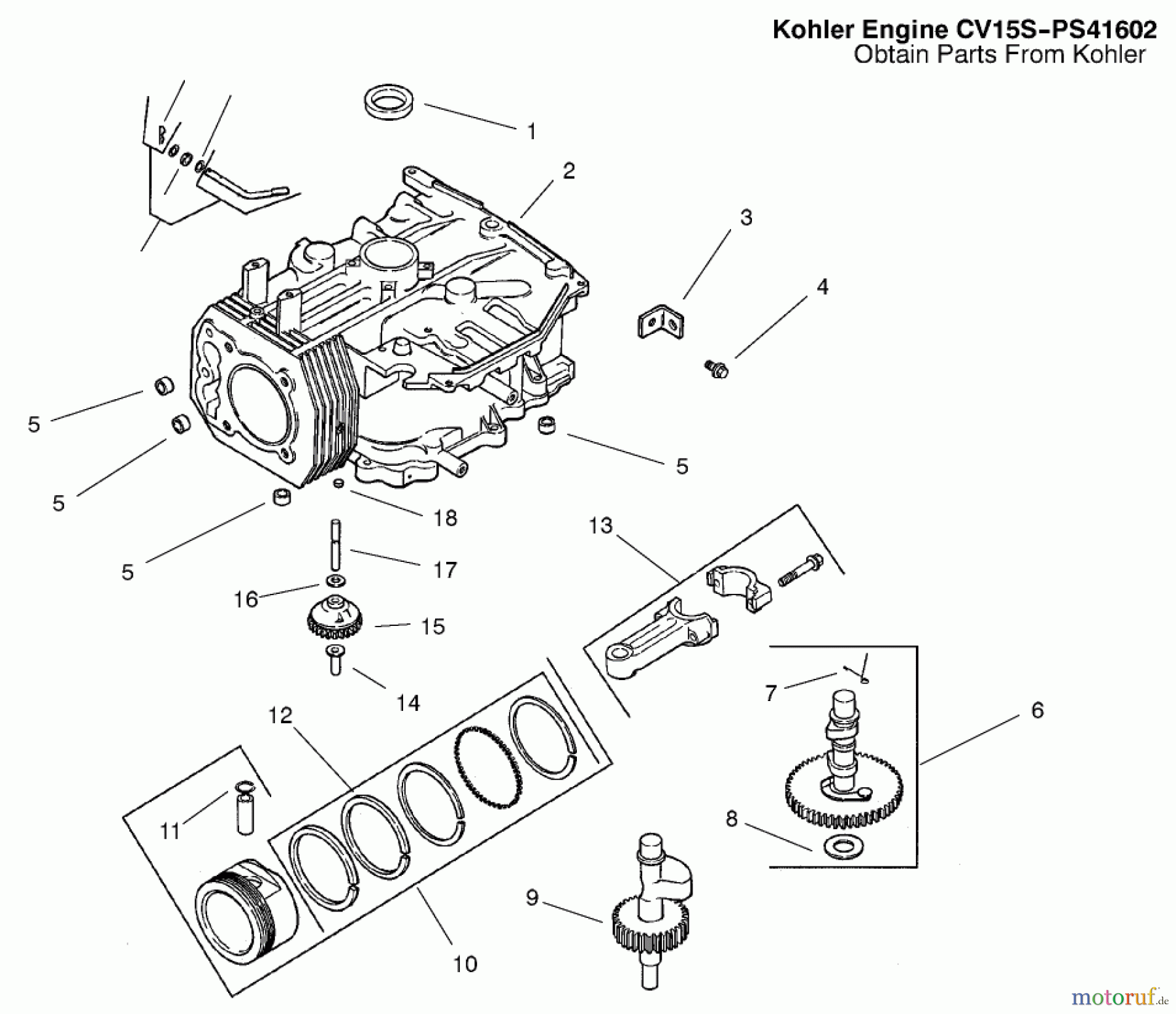 Toro Neu Mowers, Lawn & Garden Tractor Seite 1 72051 (265-H) - Toro 265-H Lawn and Garden Tractor, 2001 (210000001-210999999) CRANKCASE ASSEMBLY