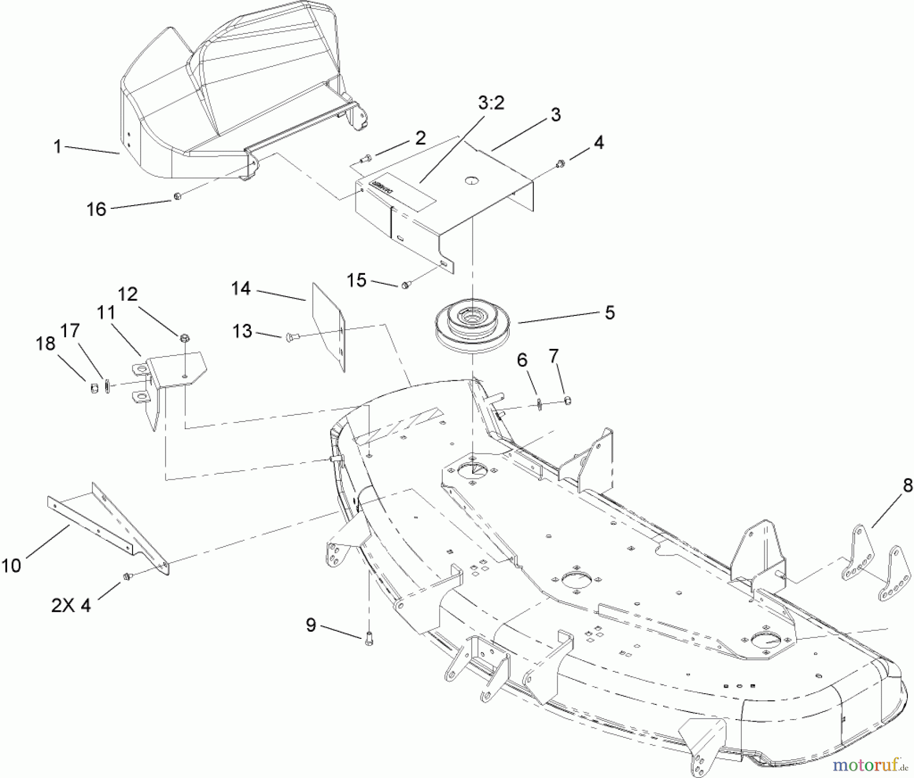 Toro Neu Accessories, Mower 79166 - Toro 48