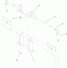 Toro 79171 - 48" and 52" Bagger, TITAN Zero-Turn-Radius Riding Mower, 2009 (290000001-290999999) Ersatzteile BAGGER MOUNT ASSEMBLY NO. 109-6771