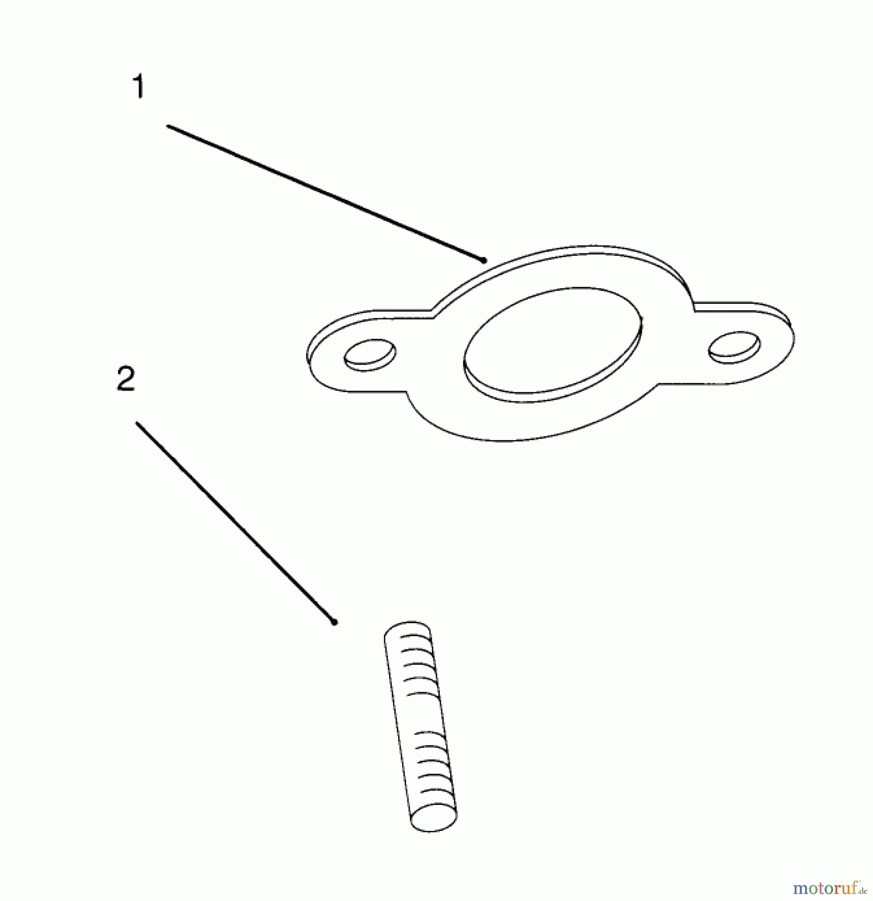 Toro Neu Mowers, Lawn & Garden Tractor Seite 1 72084 (266-H) - Toro 266-H Yard Tractor, 1995 (5900001-5999999) EXHAUST KOHLER ENGINE CV16S-PS61514