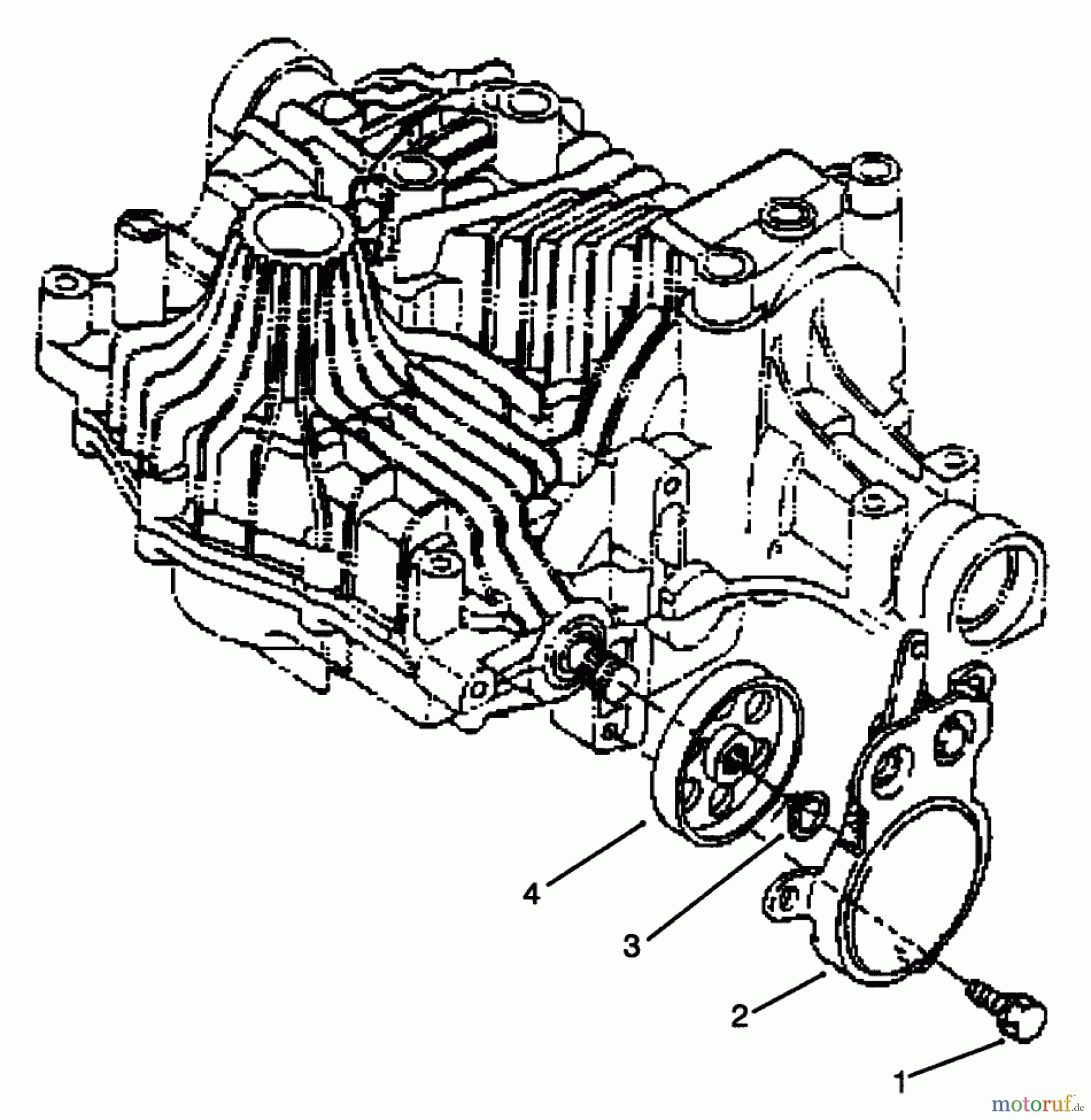 Toro Neu Mowers, Lawn & Garden Tractor Seite 1 72085 (267-H) - Toro 267-H Lawn and Garden Tractor, 1996 (6900001-6999999) BRAKE